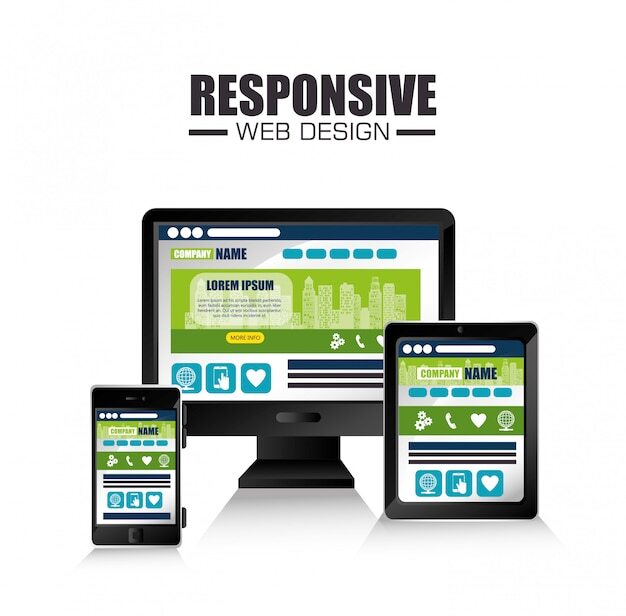 Vector responsive web design.