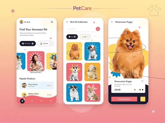 Pet Adopt And Care App